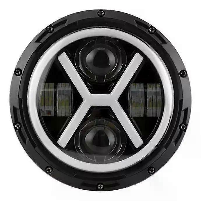 Faros Delanteros Led mbar Blanco De 7 Pulgadas Jeep Wrangle