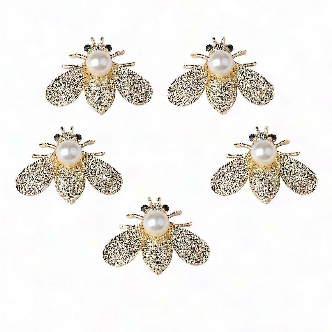 Beads Bee Flatback Alloy Buttons