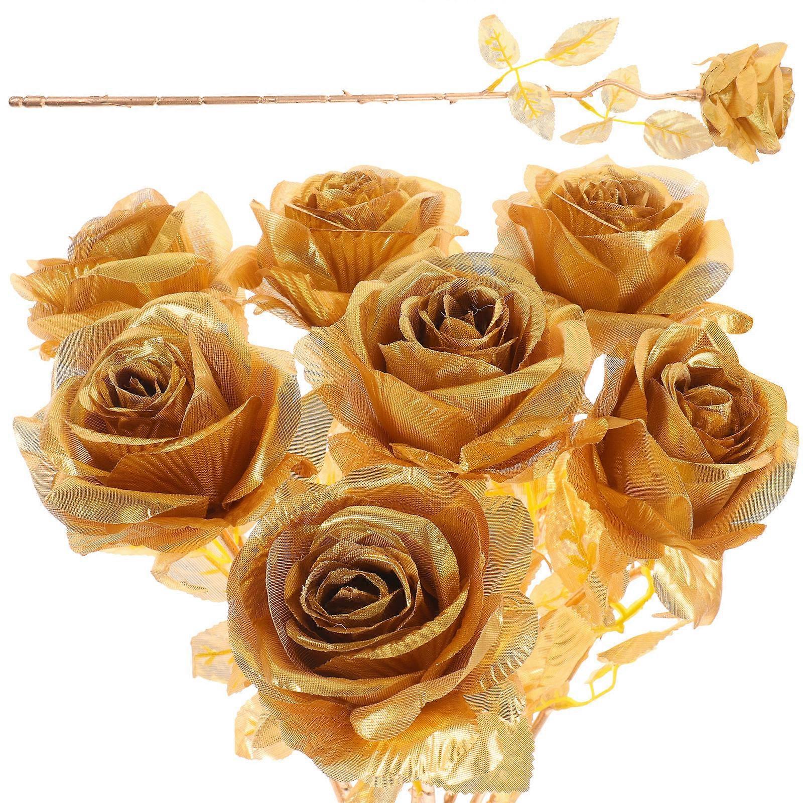 Artificial Flower Ornaments Realistic Appearance Home Atmosphere Creation 50X8X8CM 8Pcs