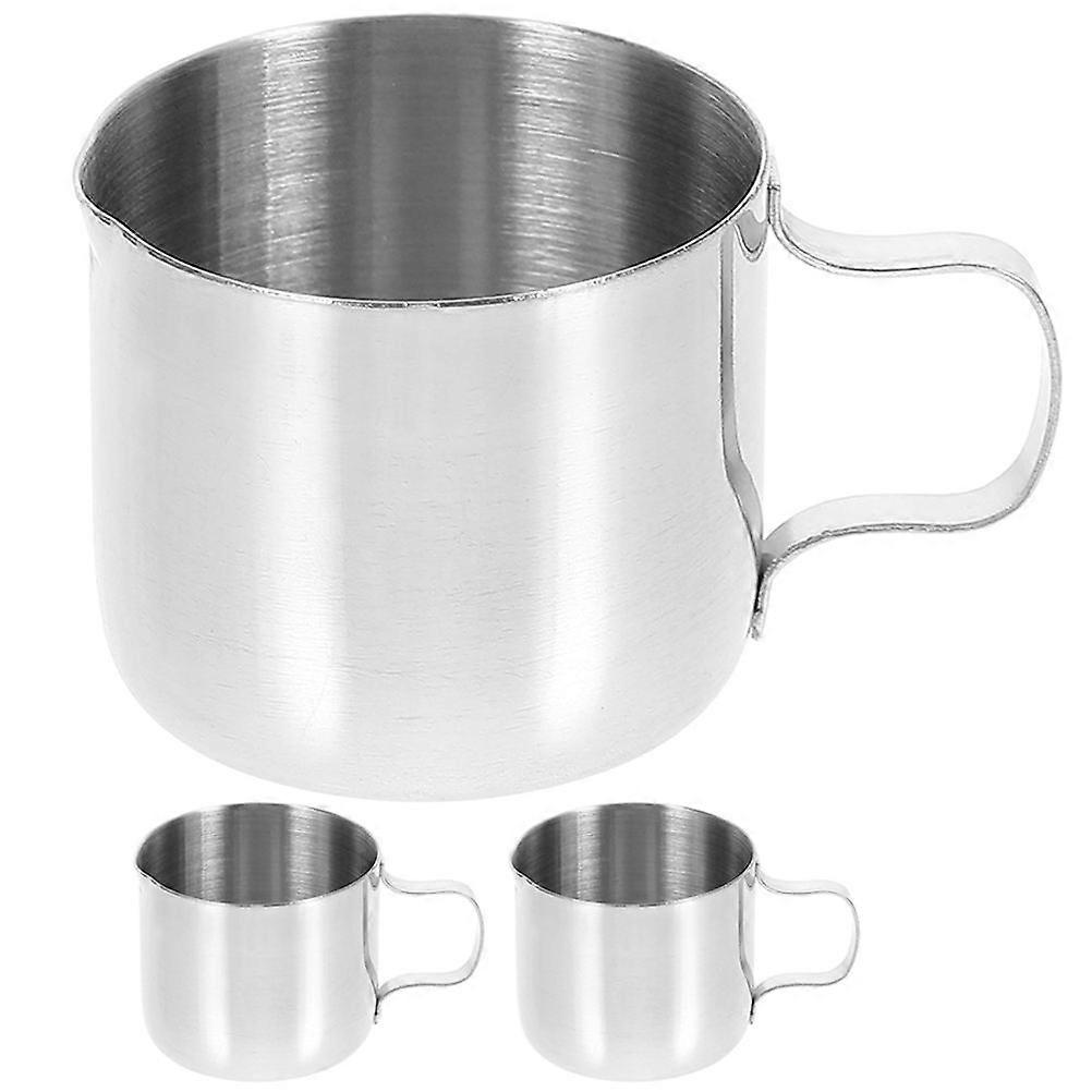 Latte Pitcher Frothing Cups Milk Tea Shops 3Pcs