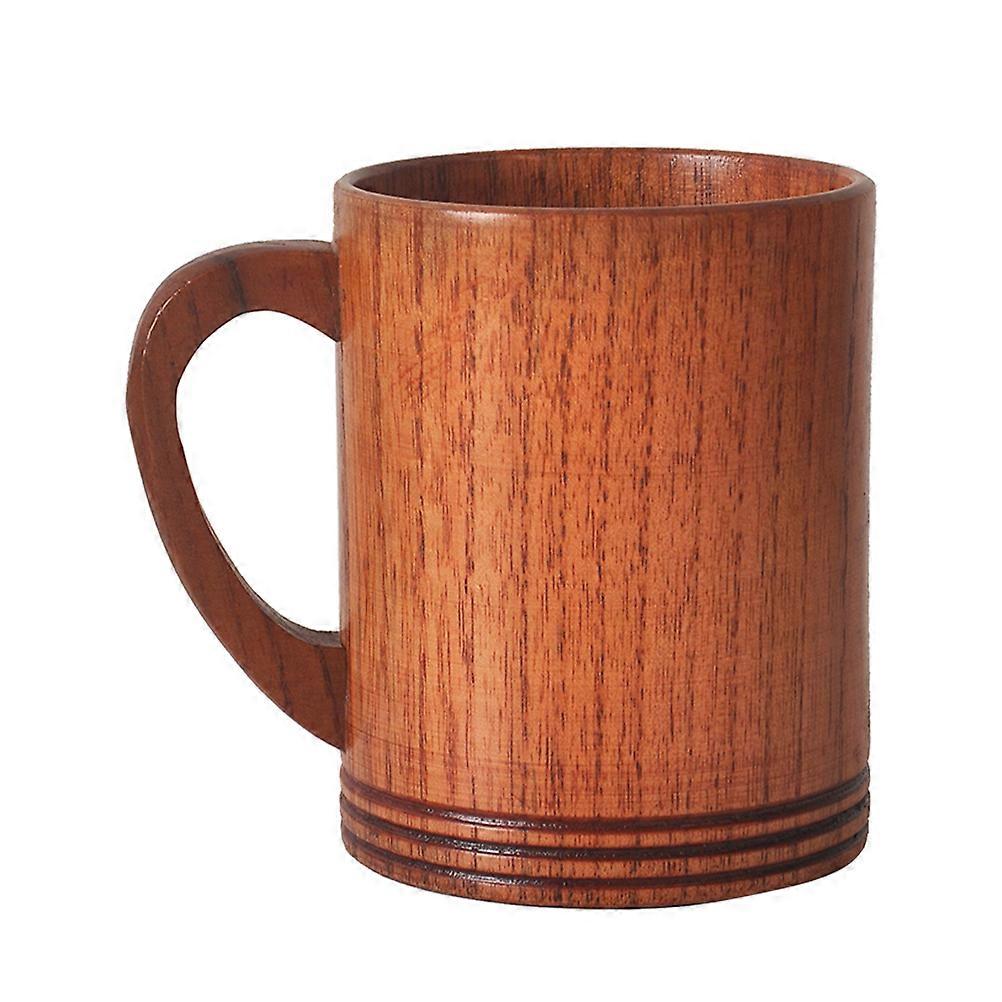 Tasse à boire d’eau portable Tasse à café en bois Utilisateurs généraux 3.93X3.07X3.93inch 1Piece