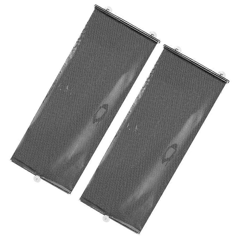Sunproof Curtain Balcony Window Shade Nail Free Privacy Indoor 45X125CM Block UV Protection 2Pack