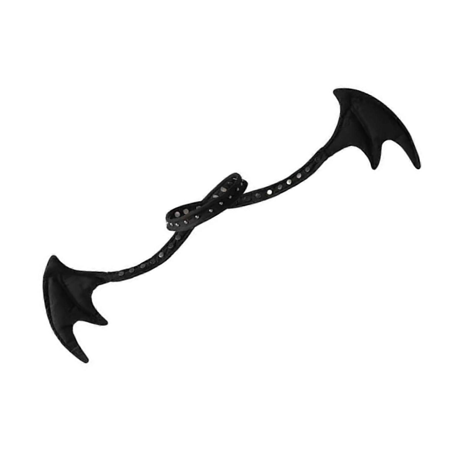 Stylish Angel and Devil Wings Necklace for Dual Personality Representation in Casual Wear, Black Color and Unique Design