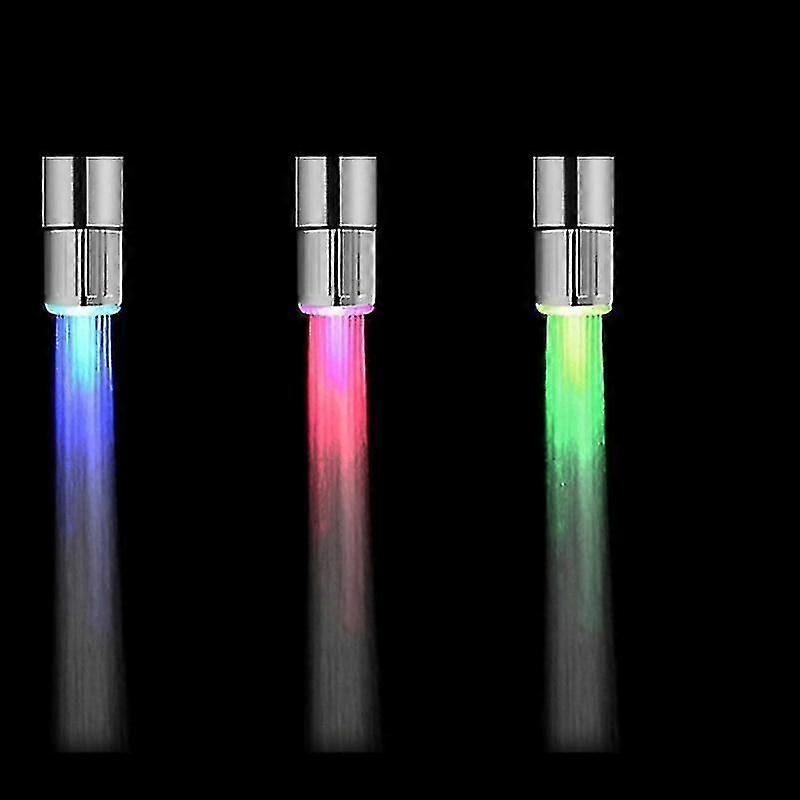 RGB Temperature Sensor LED Light for Water Faucet Tap - Color Changing Indicator for Hot & Cold Water Temperature Alerts