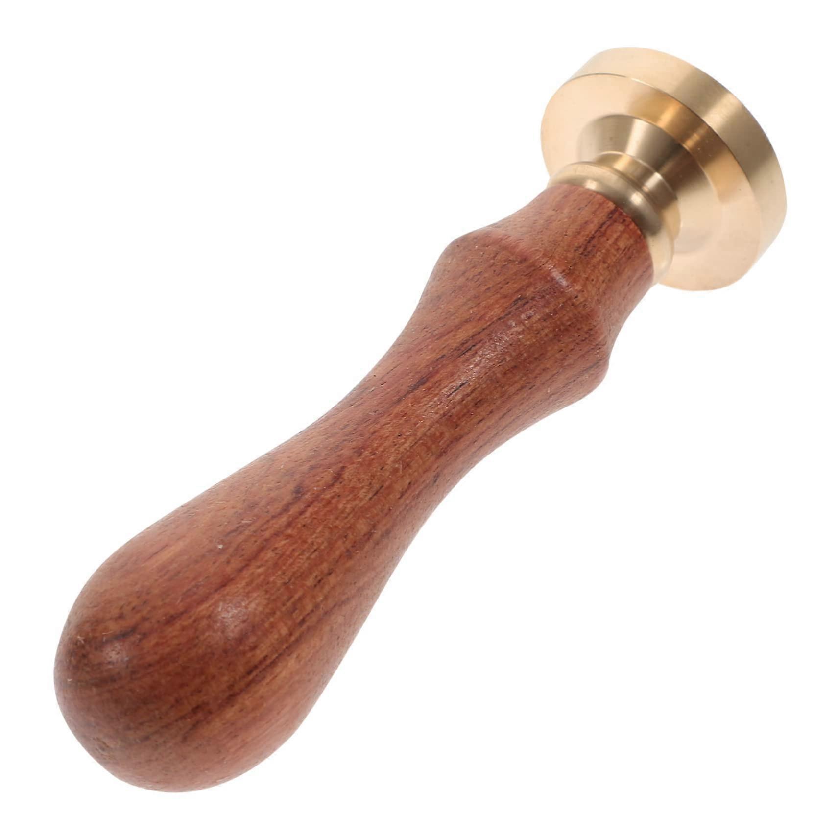 Wax Seal Stamp Set For Envelopes With Wax Sticks, Wood Handle, 2.4x2.4x8.8 cm, Christmas And Wedding Pattern