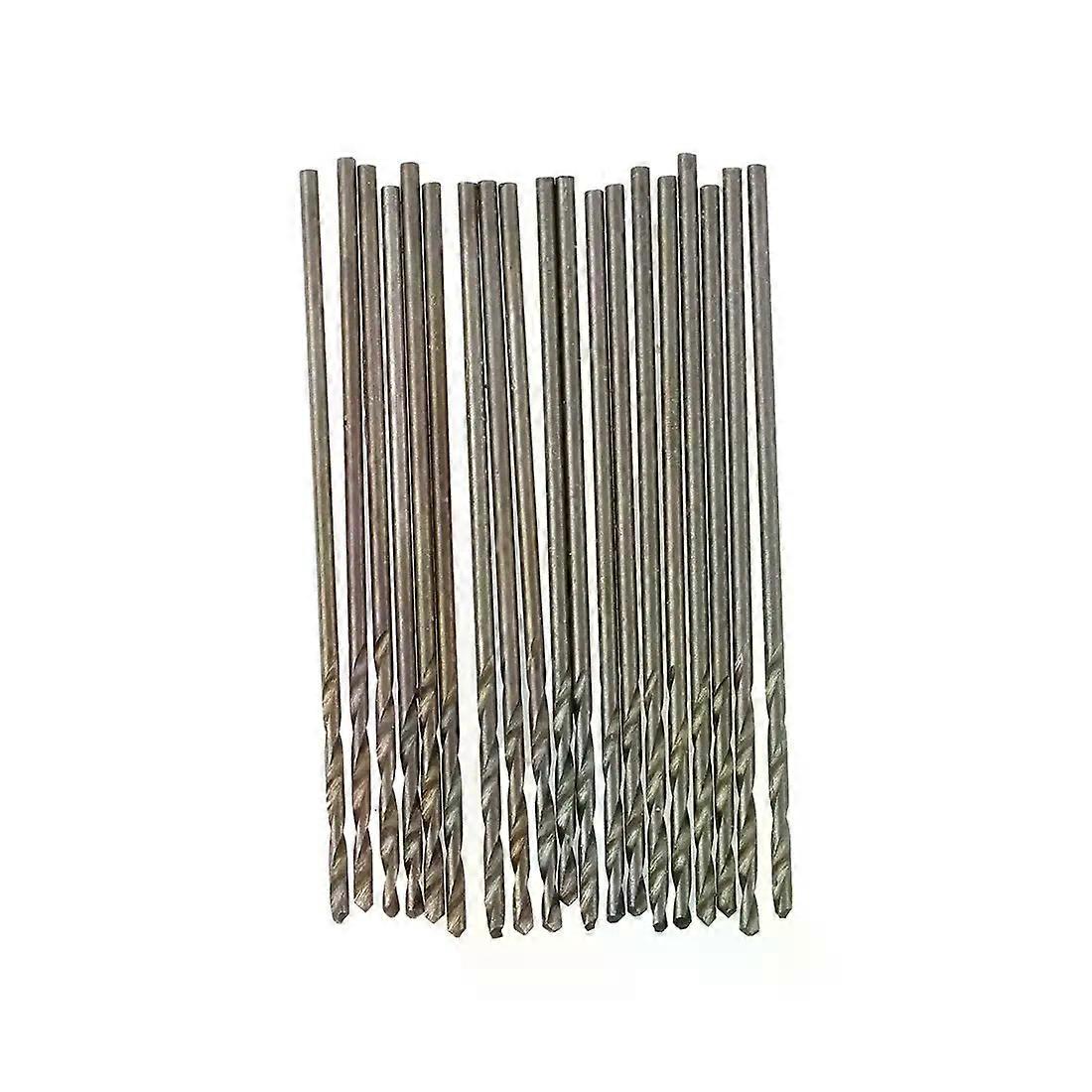 20 Pcs 30mm Long 08mm Dia Micro HSS Twist Drill Bit