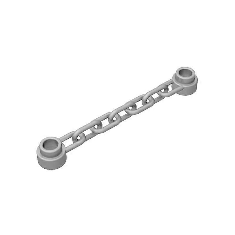 Ornamente 1x6 Chain 10 Pieces Compatible with Lego 92338 39890 GDS-90165 Light Bluish Gray Color MOC Bulk Toy