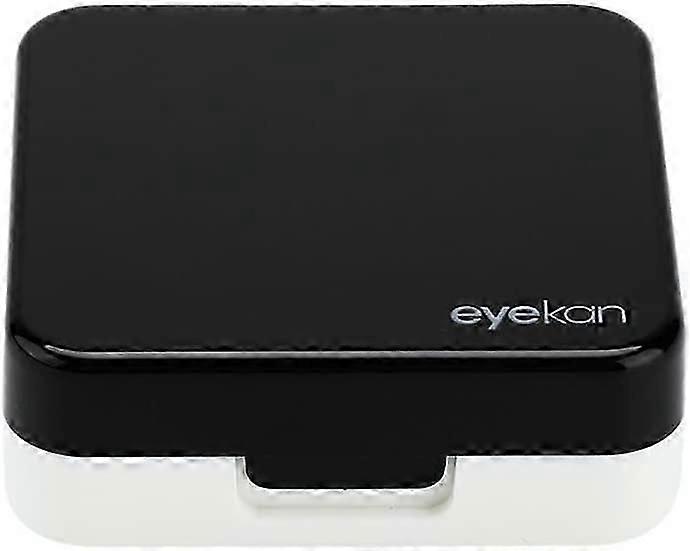 Mini Contact Lens Case Portable Contact Lens Container for Contact Lens and Travel Use(Rose Red)