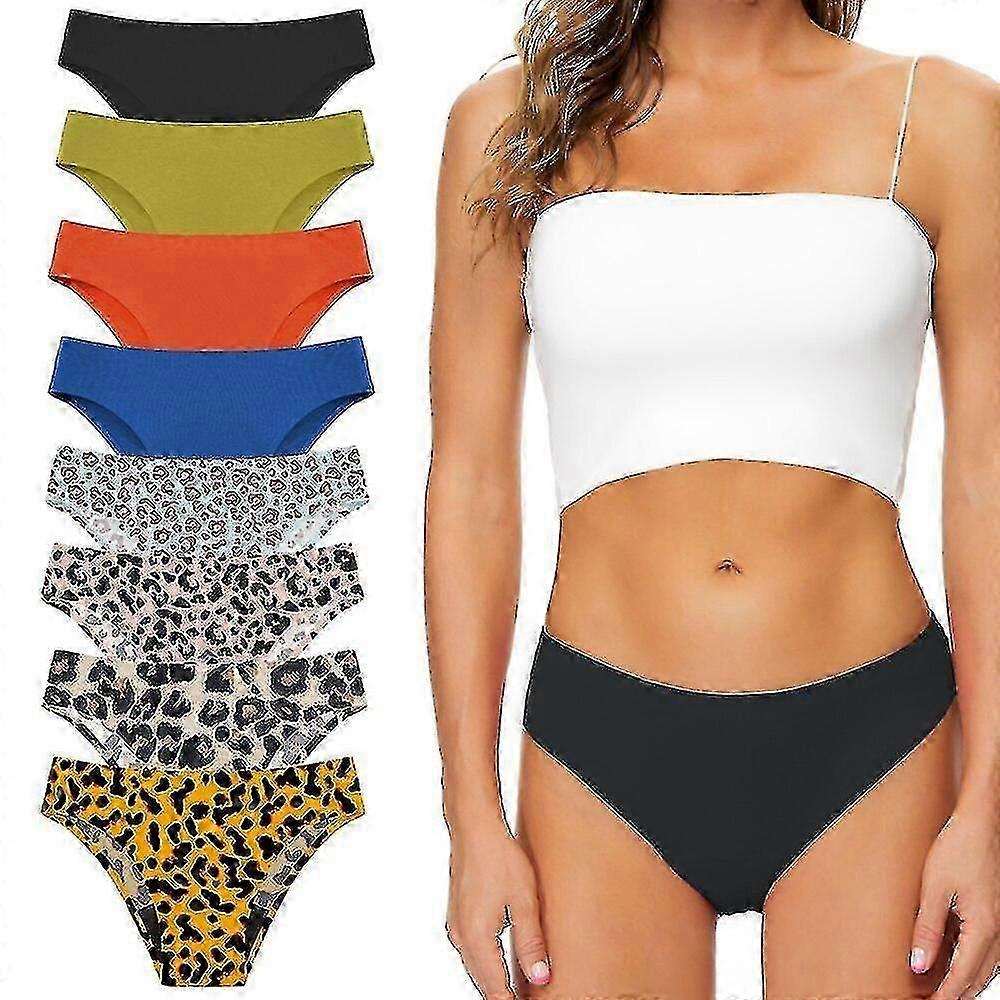 Flickor Sömlösa Badkläder Menstrosor 4-lagers Läckagesäker Sexig Leopardbikini Snabb Absorption Sommar Strandkläder Mens Baddräkt UBI