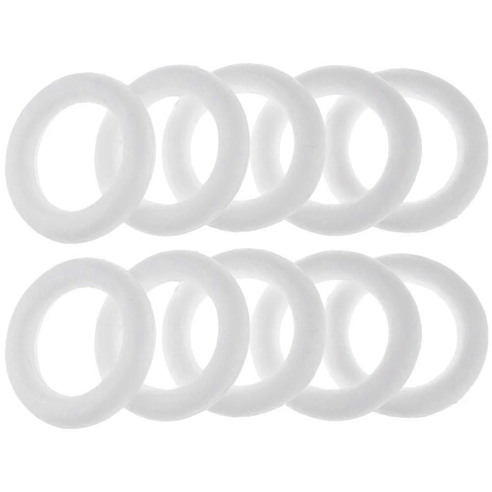10pcs Craft Foam Circles for DIY Projects, Blank Round Shapes for Painting, Party Decorations, Ornaments, Lightweight and Safe Foam for Creative