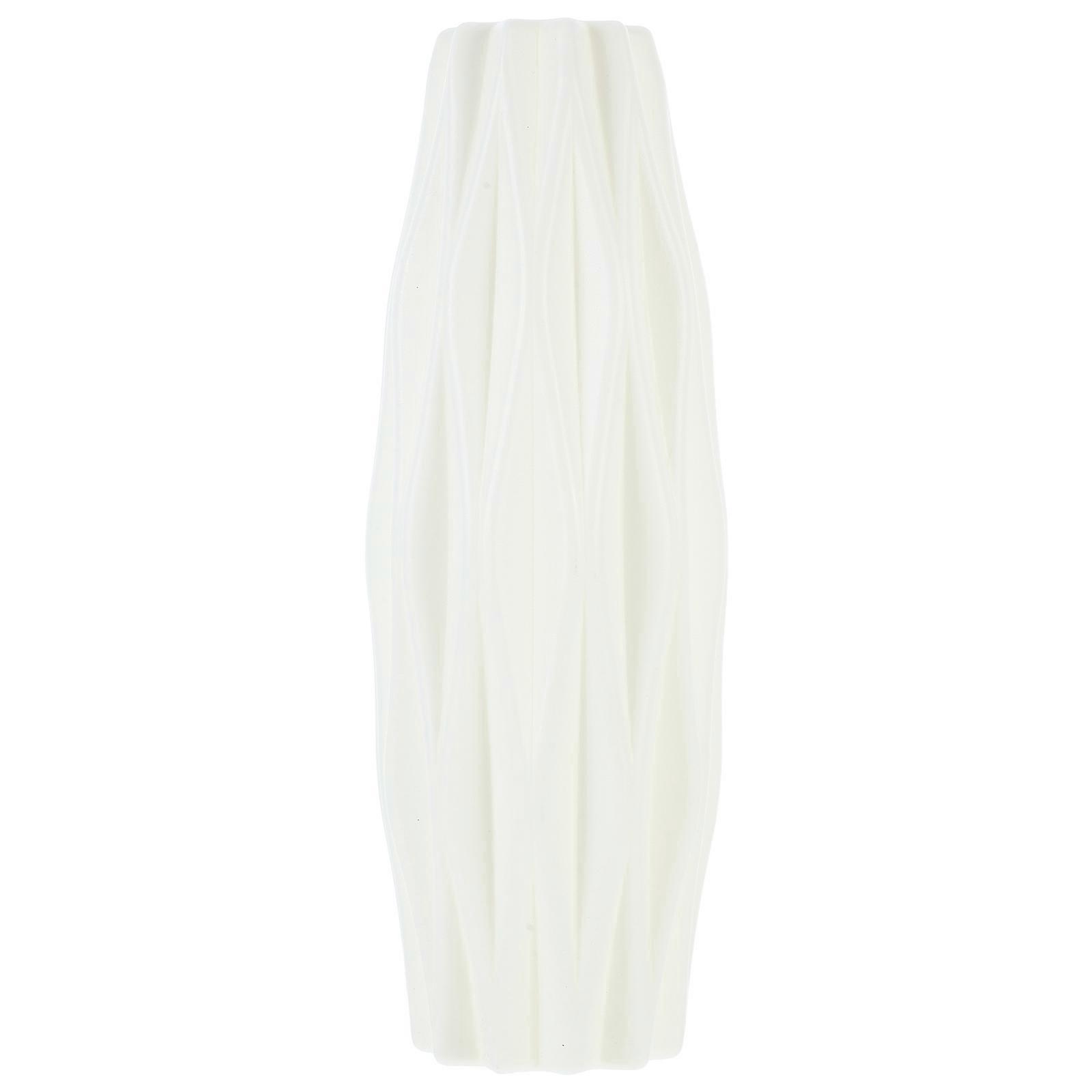 Nordic Style Modern Vase for Flower Arrangement Creative White PP Material 1Pc