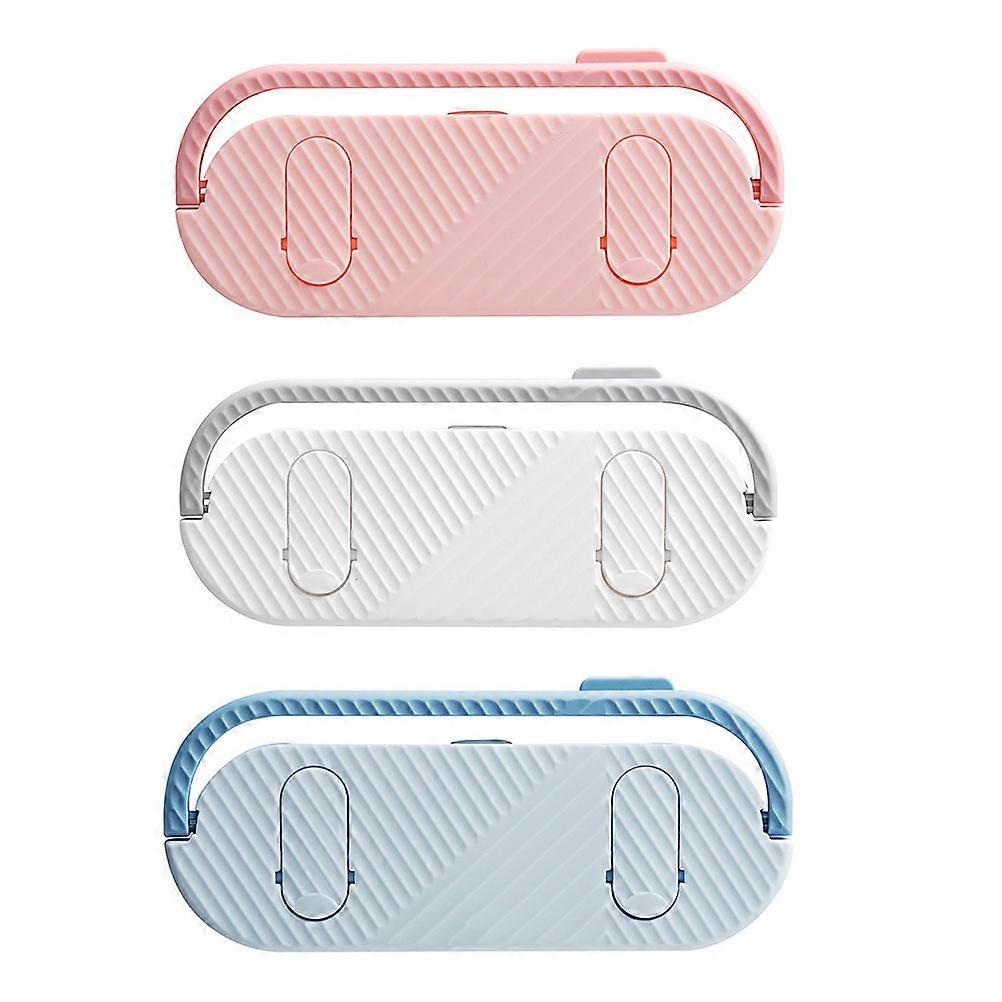 Punchfree Slippers Rack Wallmounted Storage Shelf Made of PP Material for Home Use Assorted Color