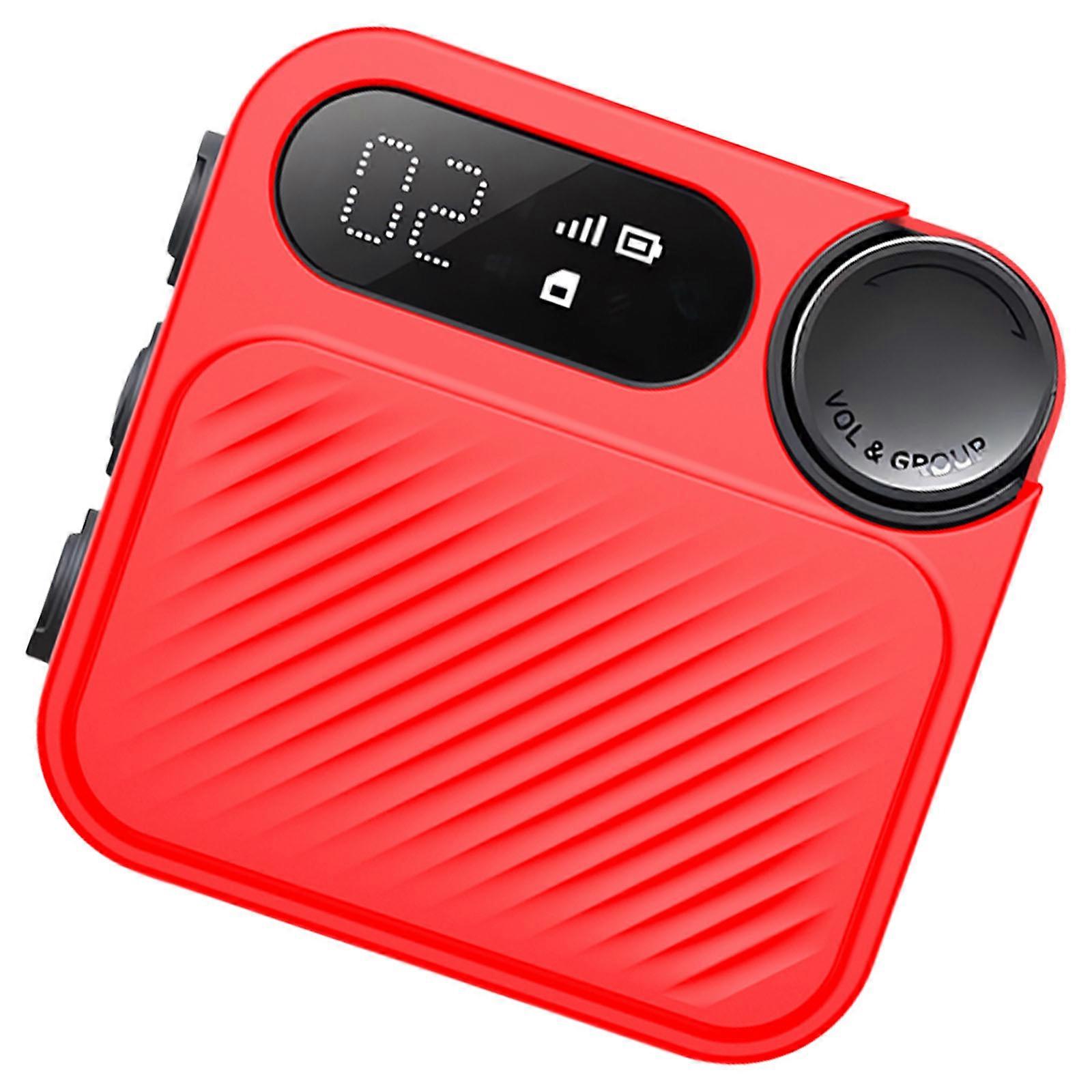 Silicone Case Guard Impact Absorbing Housing Cover Suitable for Sports Two Way Radio with Precise Cutout & Enhances Grip  Red
