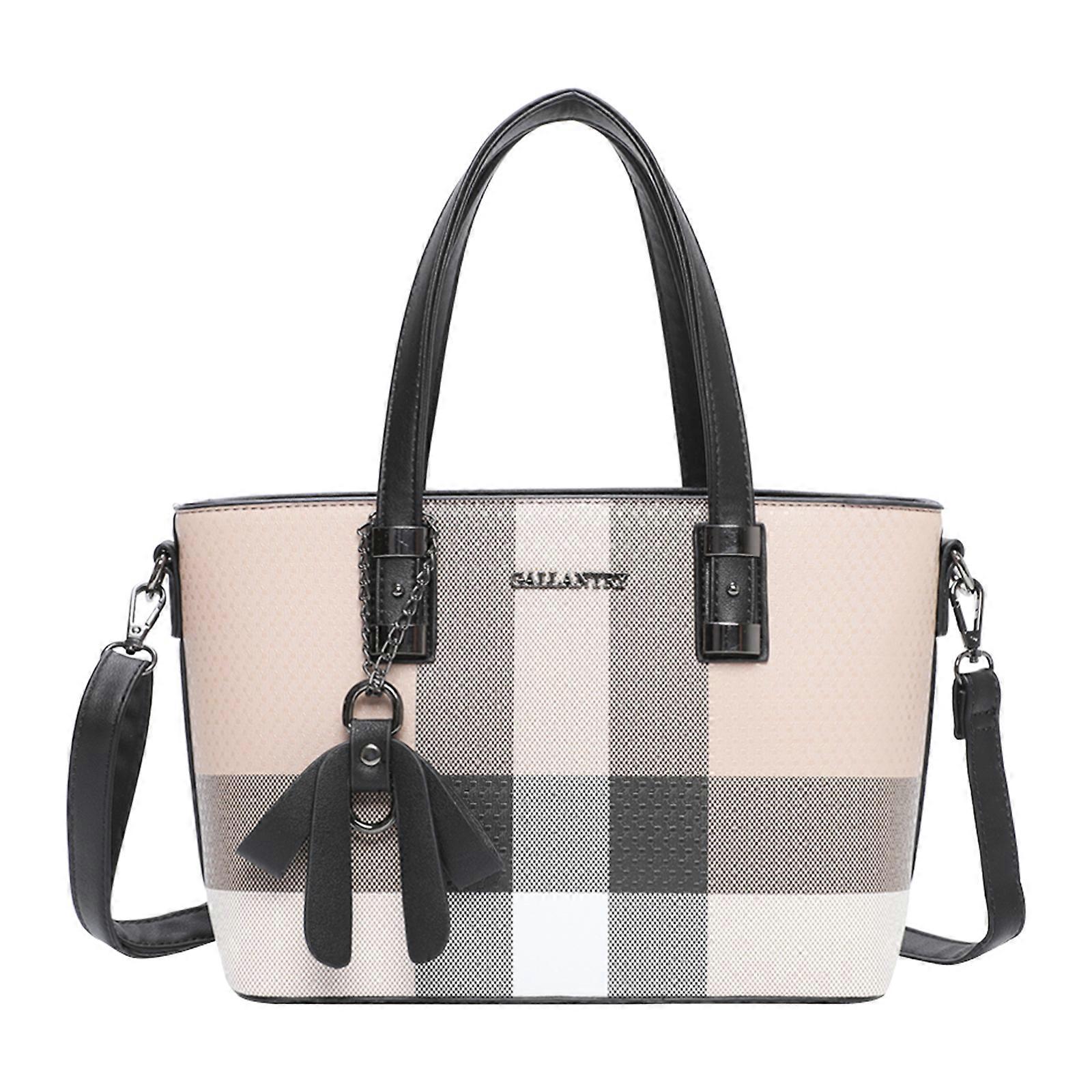 Borsa tote da donna Mini Edition Pretty Tartan Pattern con tracolla