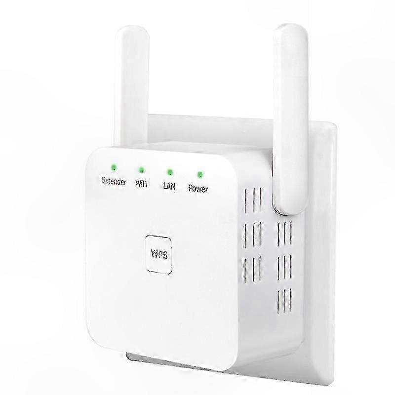 300Mbps Dual LAN WiFi Range Extender with 4 Antennas for Enhanced Connectivity