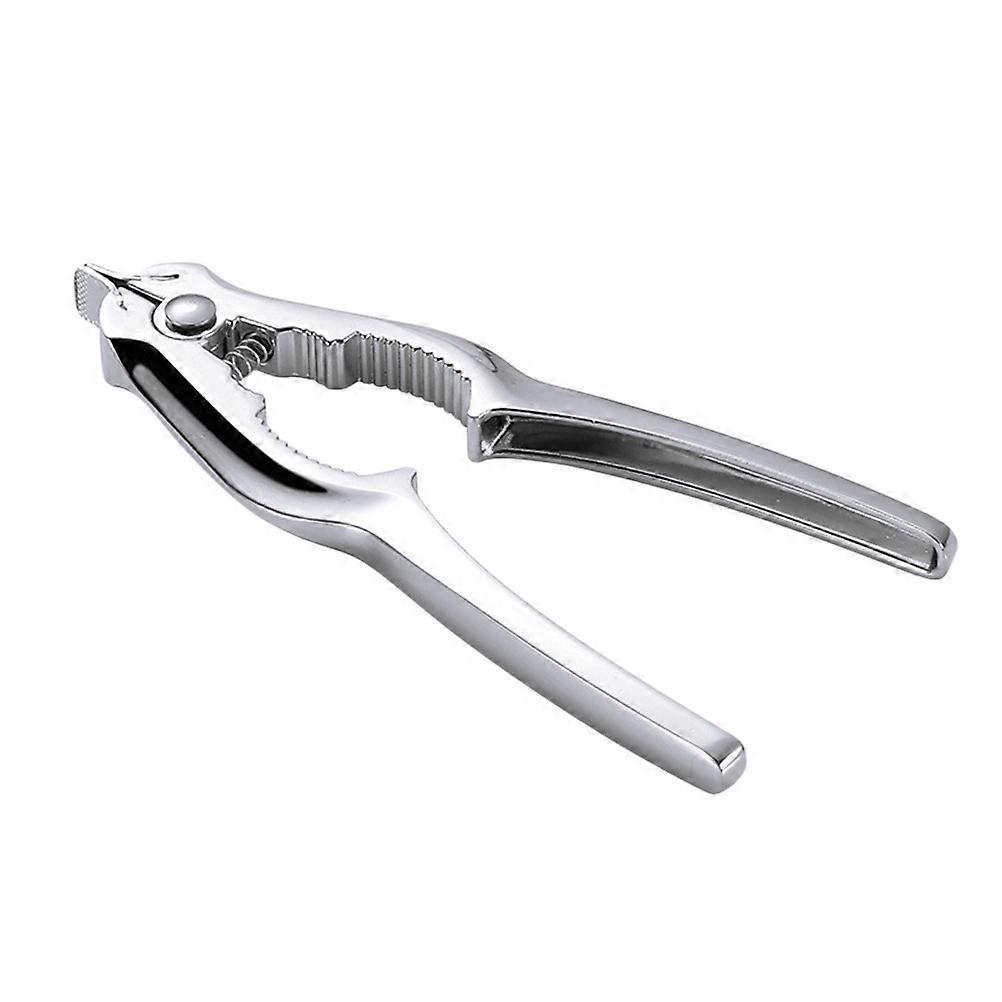 Zinc Alloy Shucker Clamp Crab Kitchen Tool Silver 13.5 x 4 x 1 Cm Cracking Crab 1Pcs