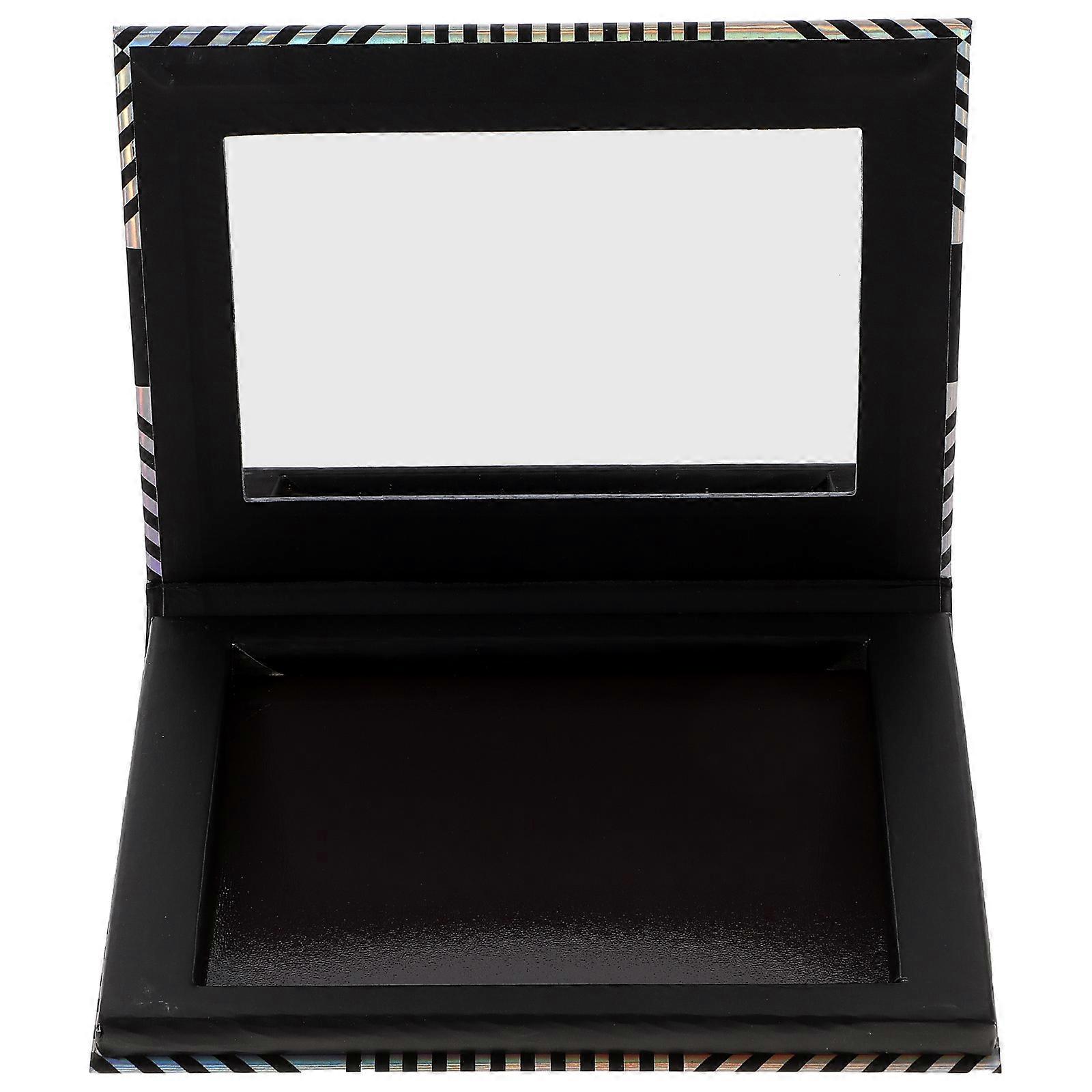 Empty Eyeshadow Pallet Makeup Box with Mirror for Travel Diy Design 1Set