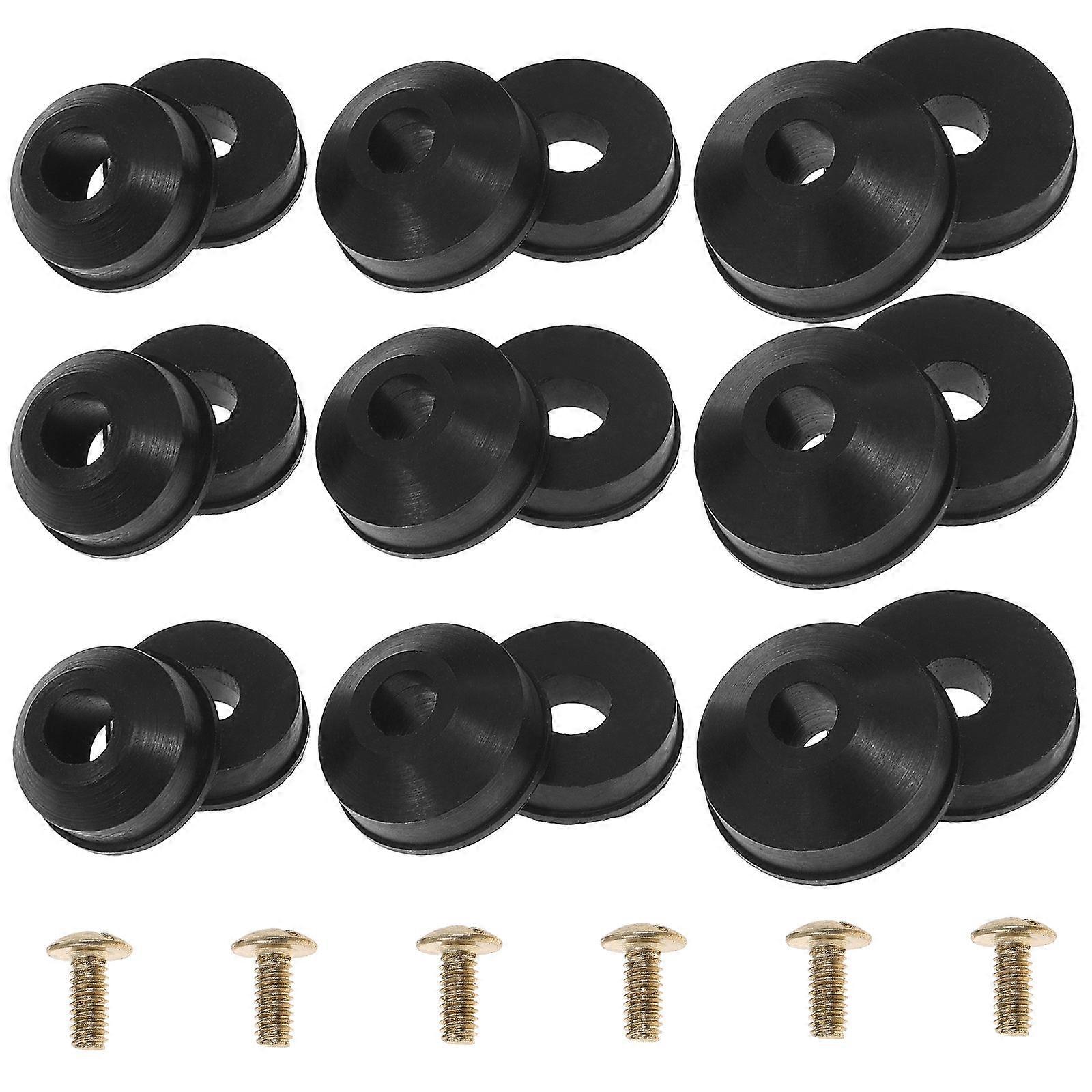 Rubber Faucet Washer Assortment Kit Durable Flat & Beveled Sealing Gaskets for Outdoor Faucet Leak Repair Multi Water Tap Hose Bib Ring Washers for