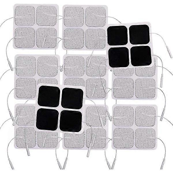 40 יח 'אלקטרודות יחידה של עשרות, אלקטרודות 2x2 לרפידות אלקטרותרפיה לגירוי שרירים EMS