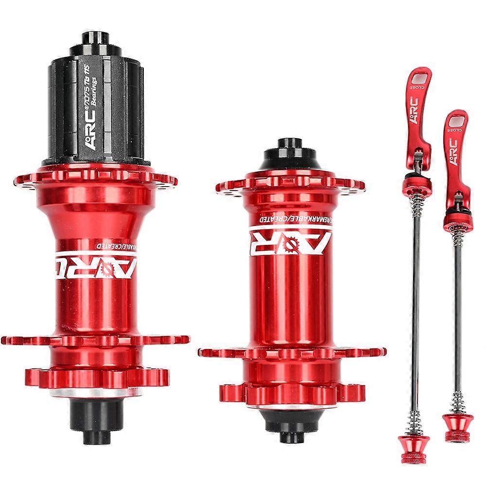 1 ペア MTB バイク ハブ フロント リア HG 8-11 スピード 4 爪 36 穴ディスク ブレーキ ハブ クイック リリース レバー付き