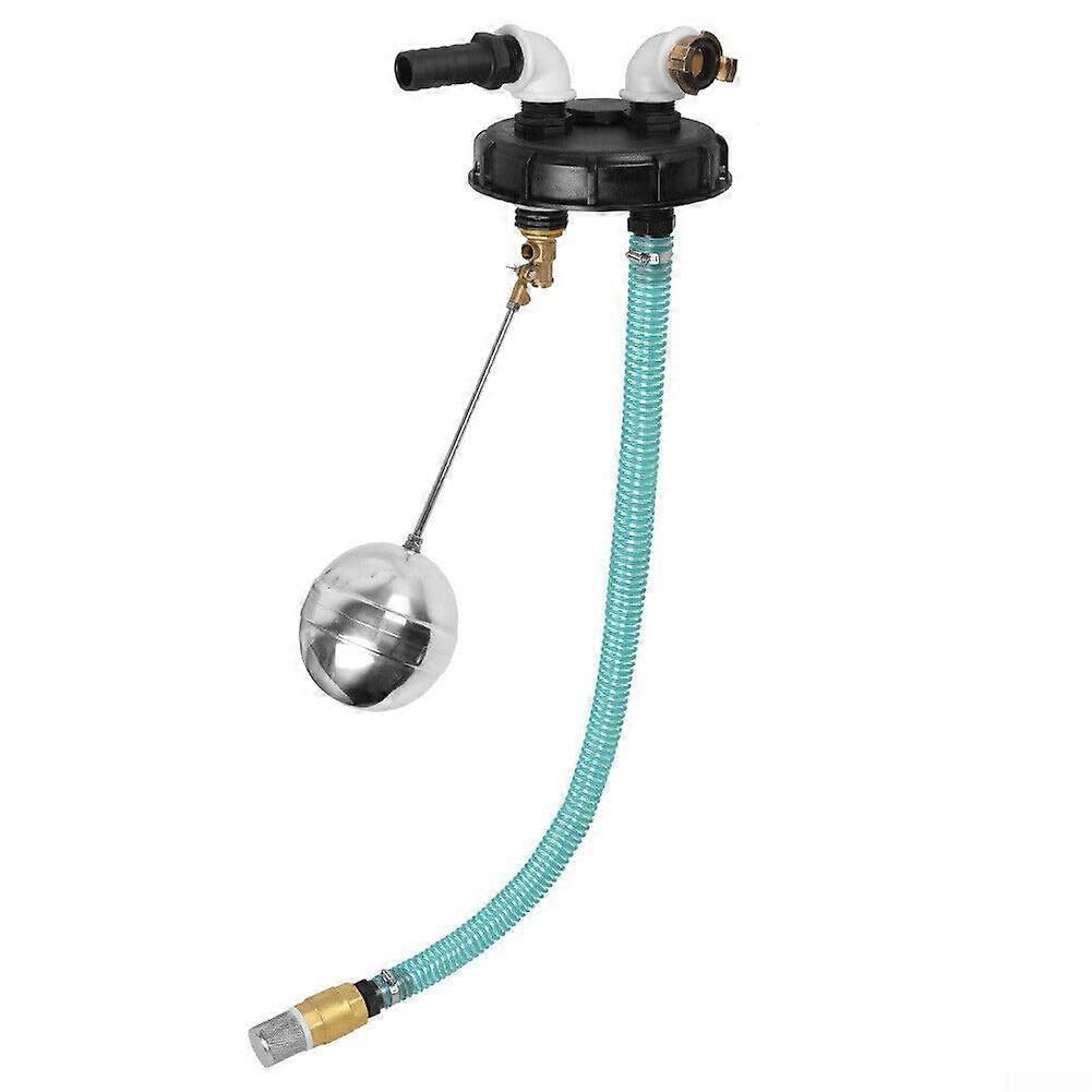 Weatherresistant IBC lid DN 150 with overflow system and pump connection option