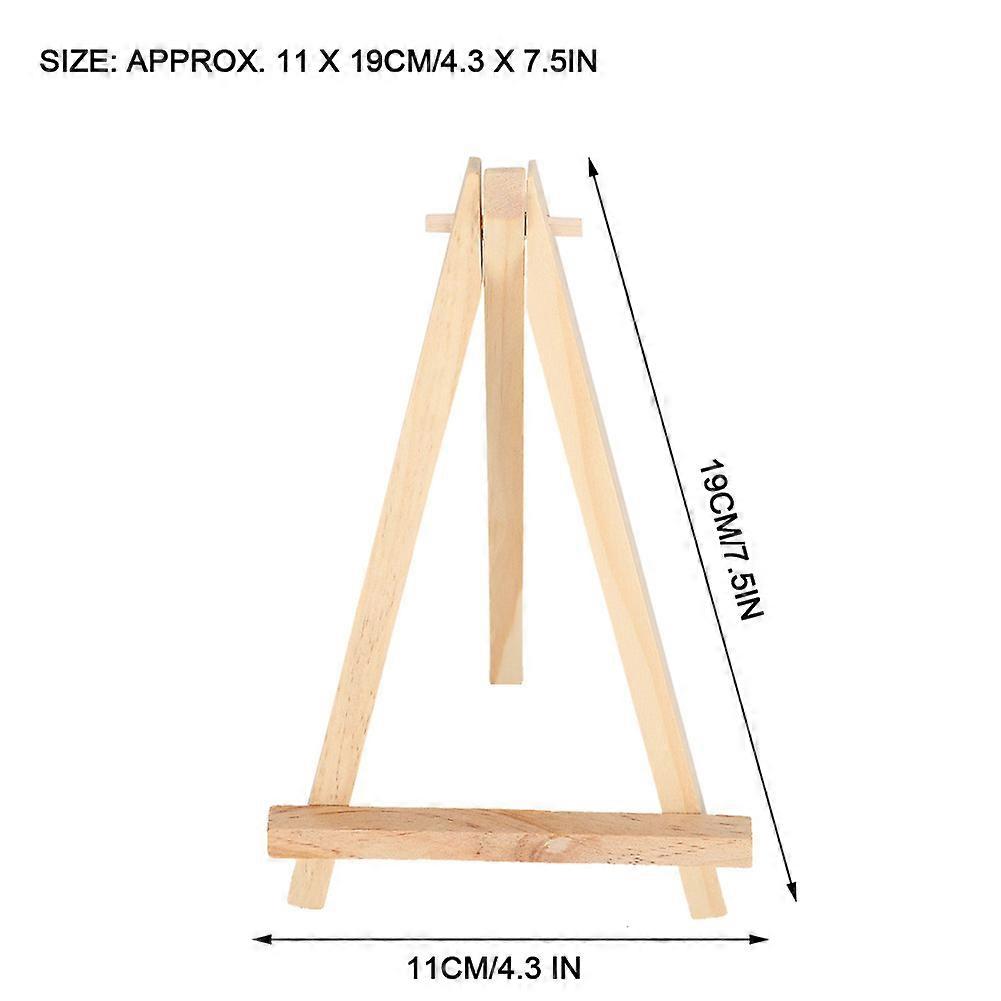 20pcs Mini Wood Display Easel Painting Party Drawing Photos Tripod Easel Decorative Display