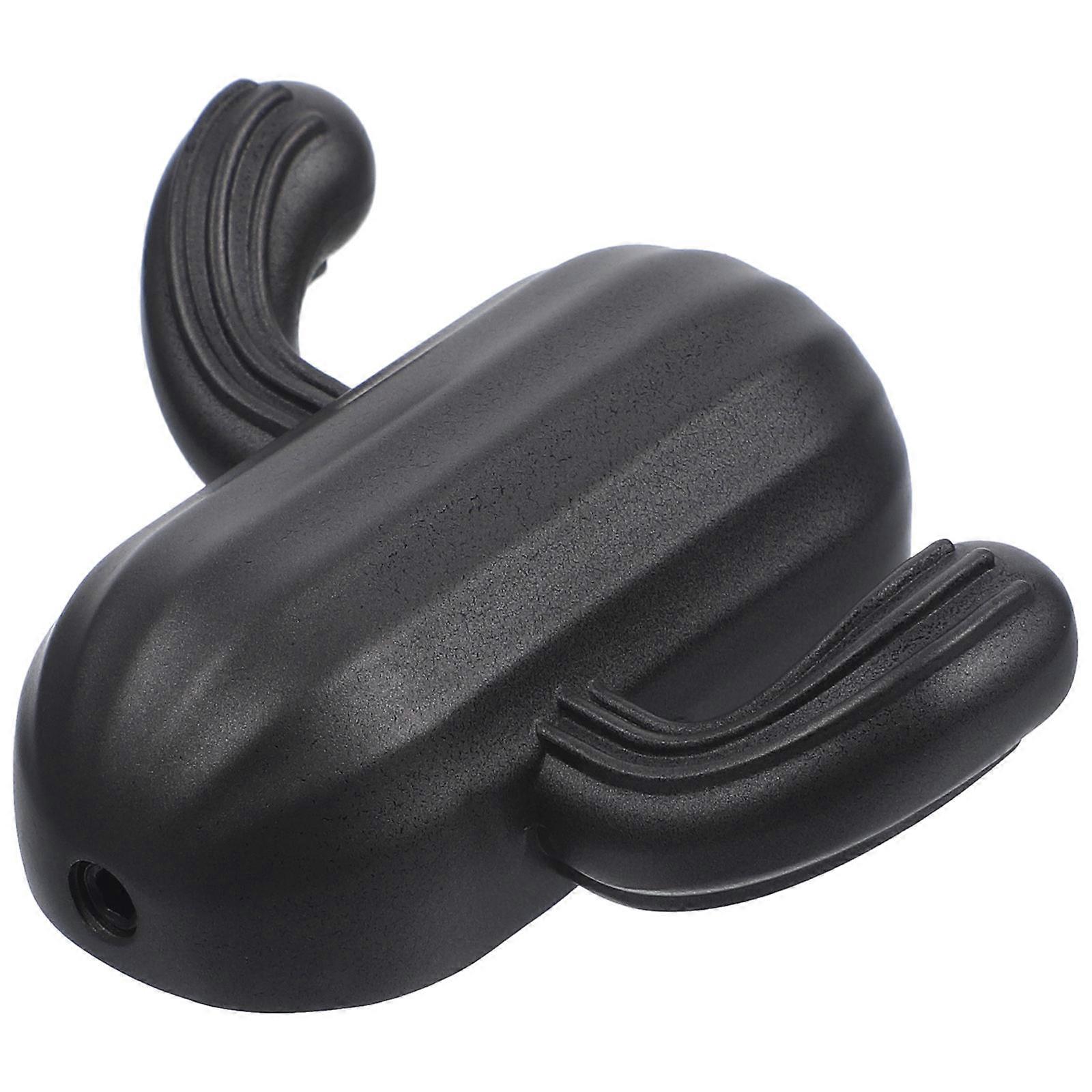 Cactus Shaped Wall Hook for Storage Dark Grey Alloy Material 4.7 Inches