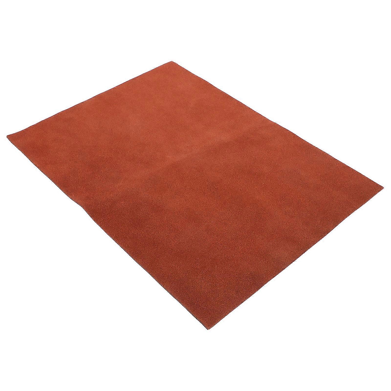 Brown Cowhide AntiSkid Pad for Erhu with Durable Fabric and Versatile Use for Musical Instruments