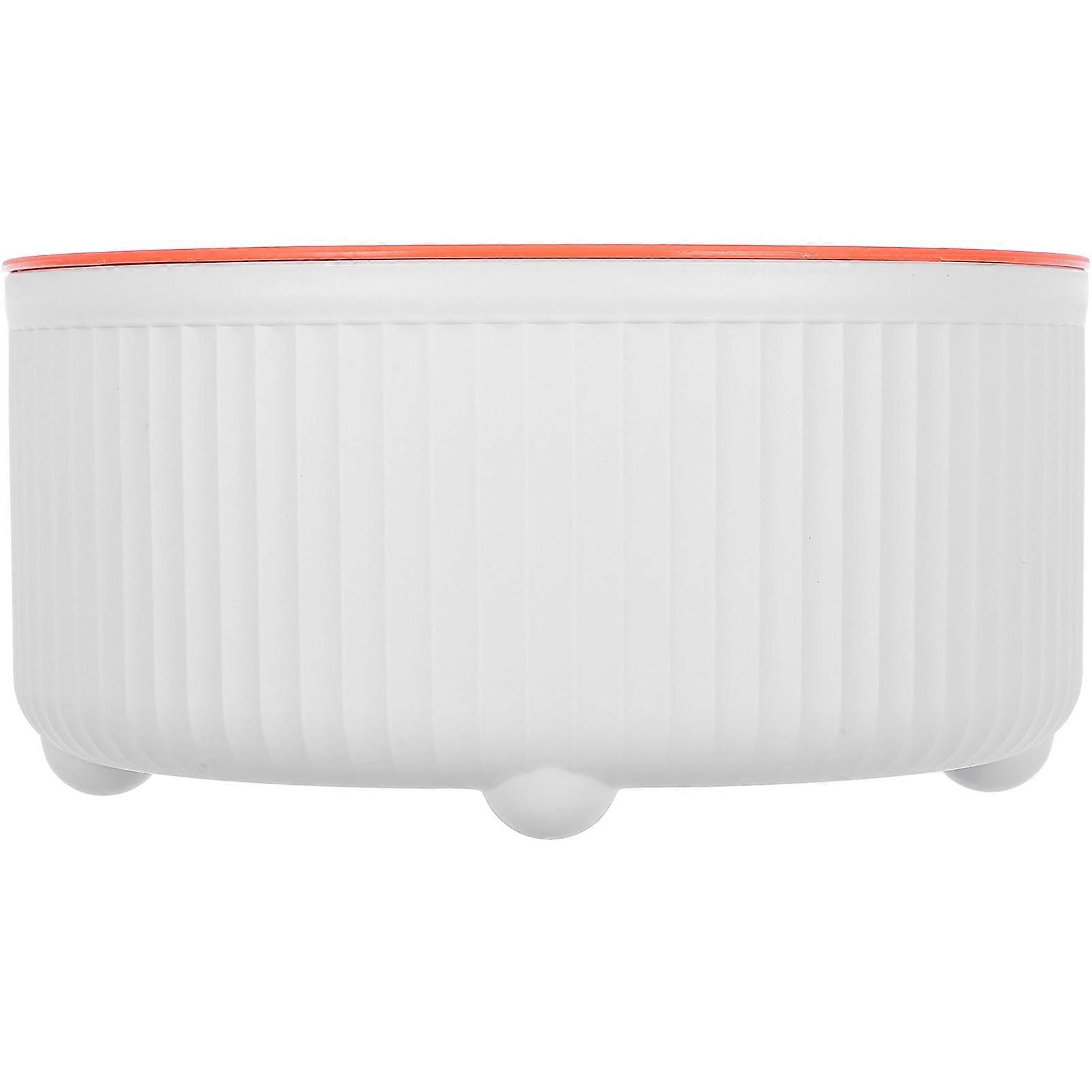 Pink Plastic Trash Can for Home Use Compact Small Trash Can with Lid Ideal for Desk and Laundry Room