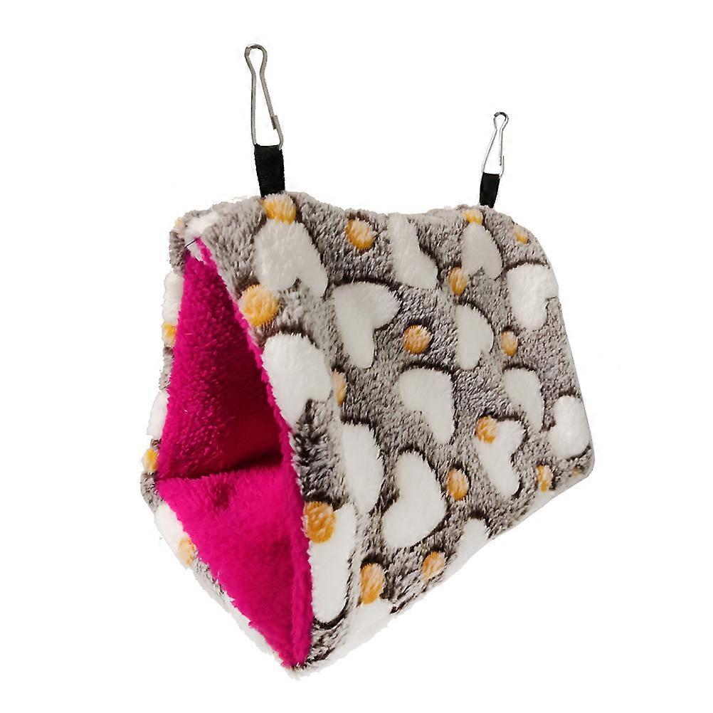 Triangle Pet Parrot Hammock Comfortable Resting Spot Winter Warm Indoor Color 1Pack