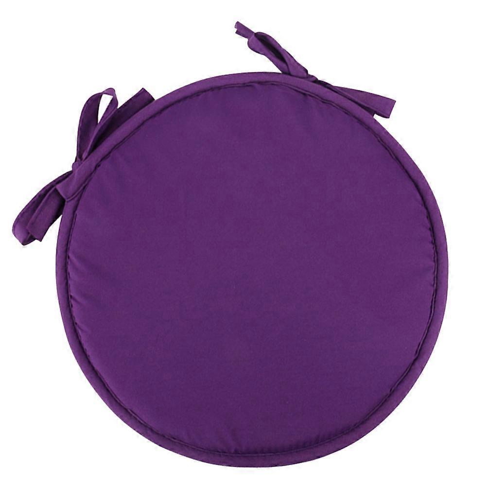 Round Sponge Seat Cushion – Thickened Chair Pad for Home, Office, Restaurant, School, and Car Use – Comfortable Purple Cushion