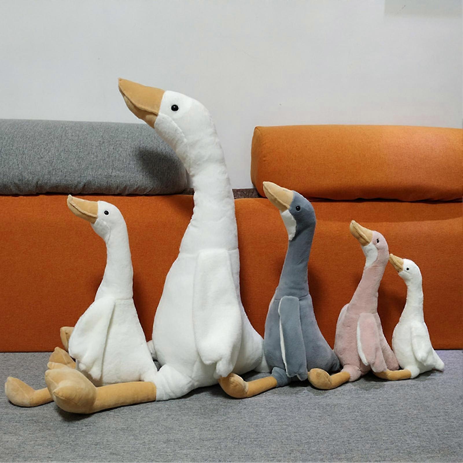 2025 40/50/60cm Goose Plush Toy Long Neck Animal Doll Hugging Pillow Simulation Stuffed Animal Plush Doll Toy Throw Pillow