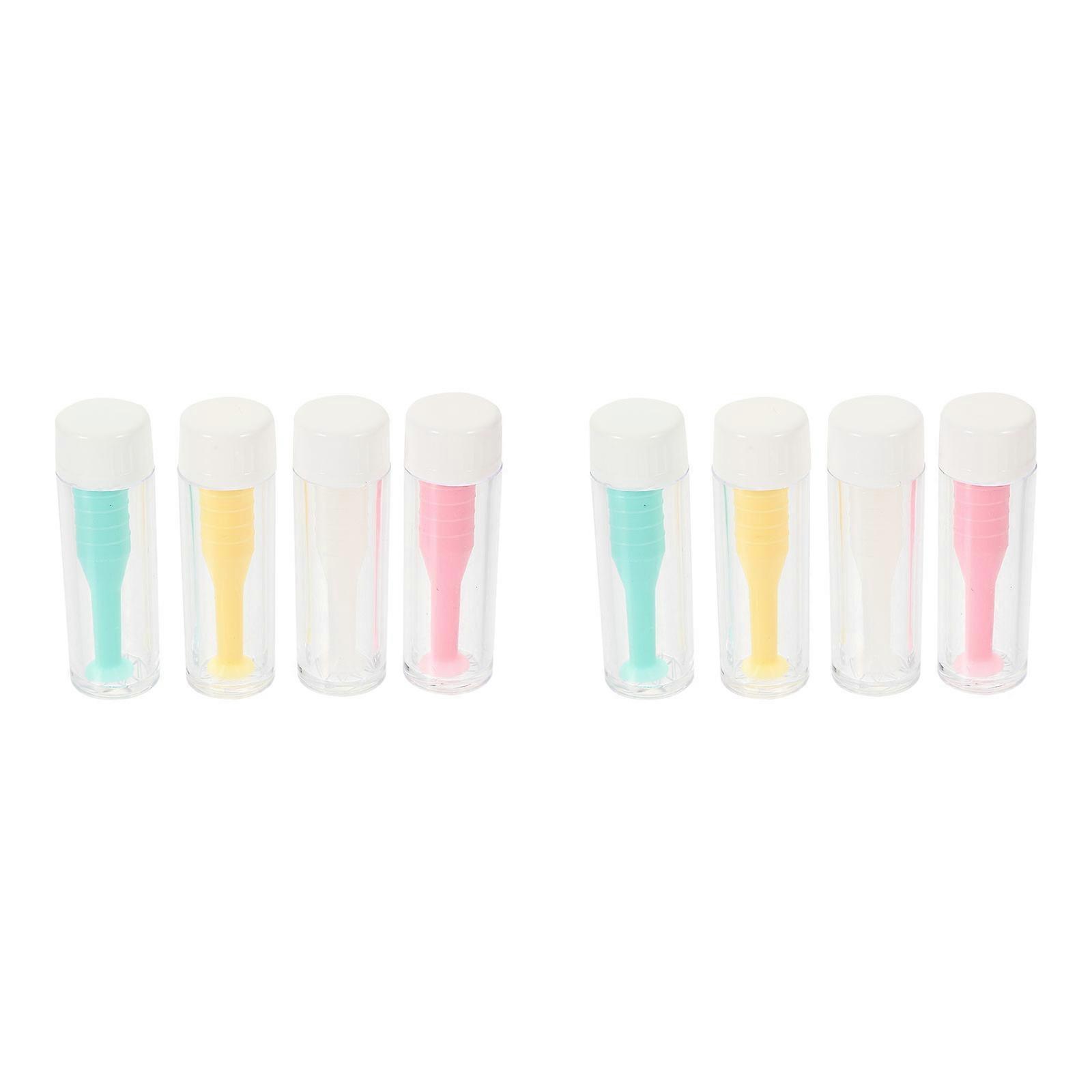 10PCS Portable Lens Remover Silicone Applicators for Safe Insertion Removal with Convenient Storage Box Included