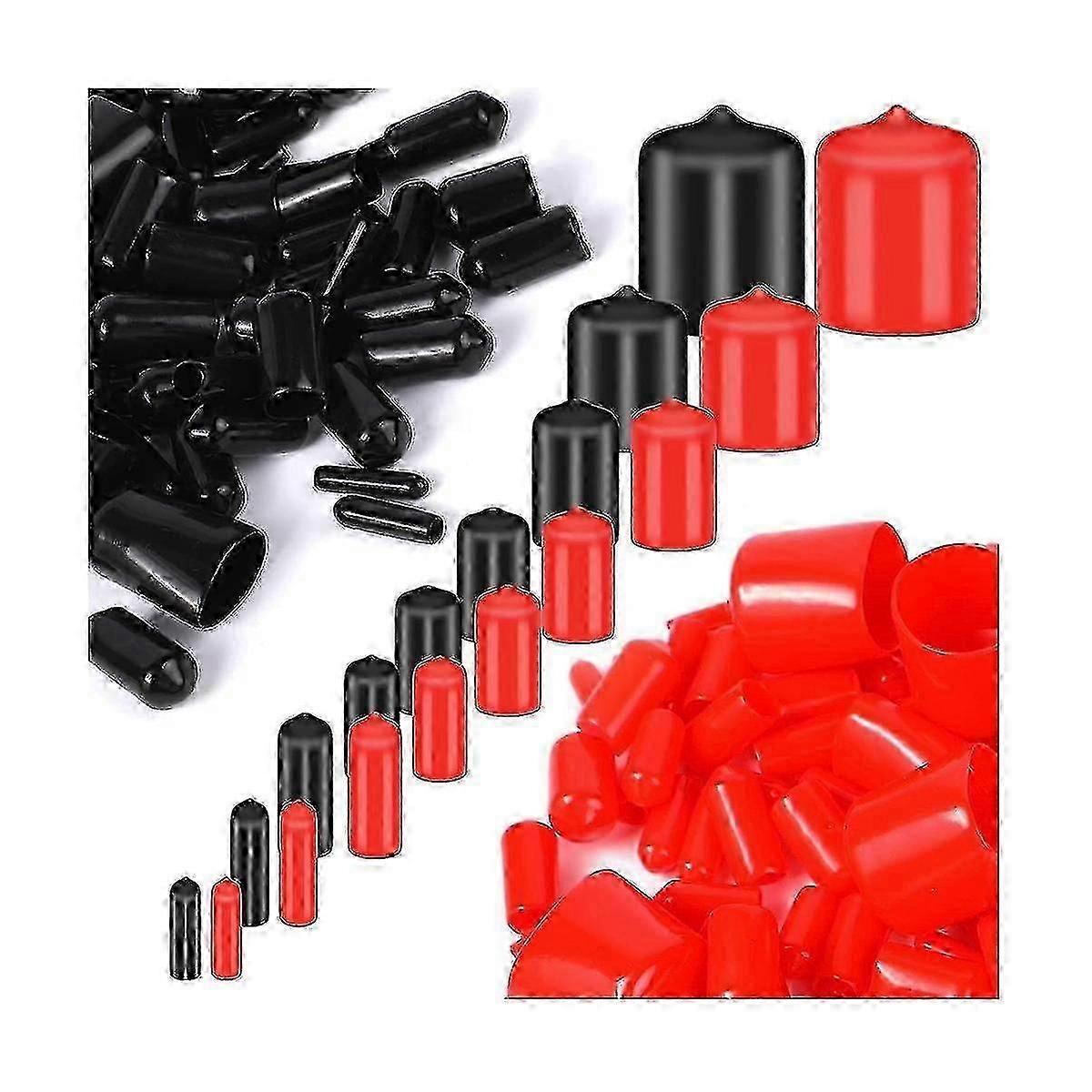 200 Pcs Durable Plastic Threaded Cap Protectors for Flexible Screw Covering