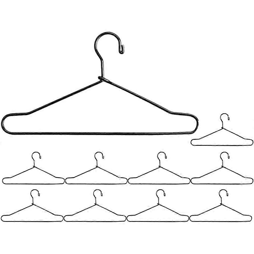 10pcs Mini Metal Doll Clothes Hangers – Strong, Flexible Design for Easy Organization of Small Apparel and Pet Outfits