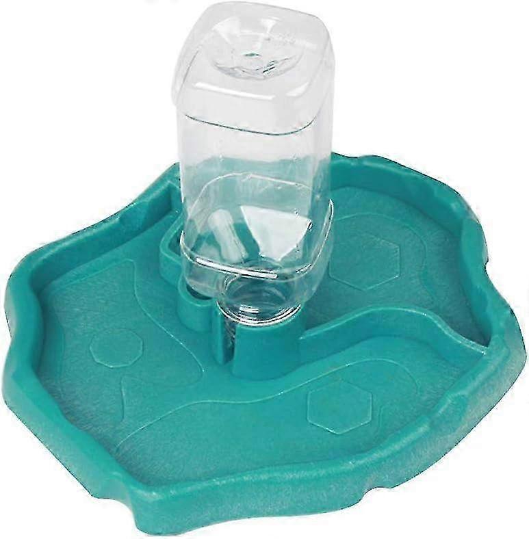 Automatic Reptile Water Dispenser & Fountain for Turtles, Lizards, and Small Animals - Blue Pet Hydration Solution