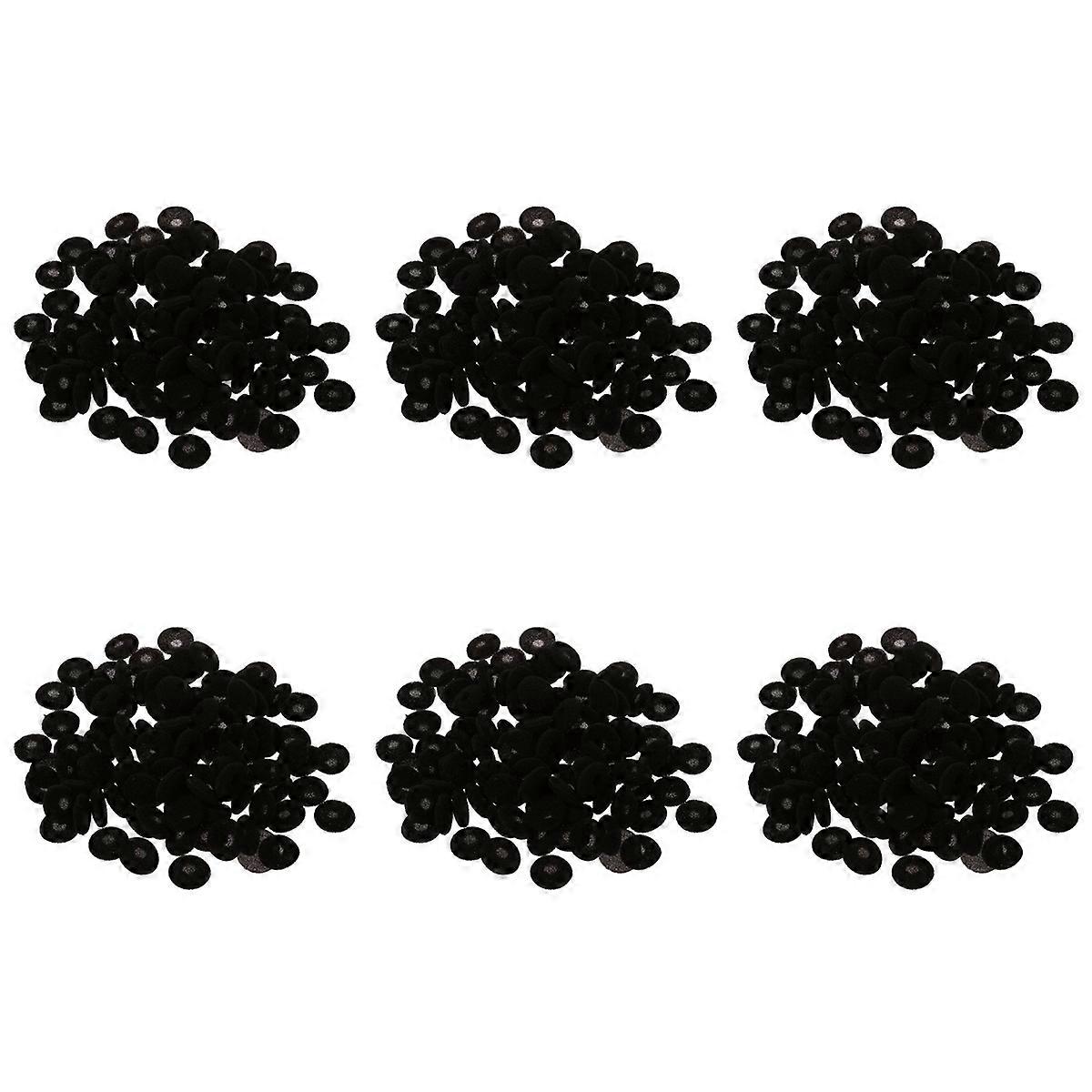 600 Pcs Black Sponge Earbud Headphone Cap Ear Pads Cover Replacement