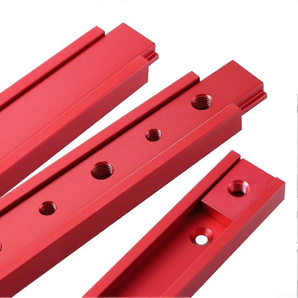 T-Schienenschieber, 2 Stück, Aluminiumlegierung, 100 mm für DIY-Holzbearbeitung, kompatibel mit verschiedenen Sägen