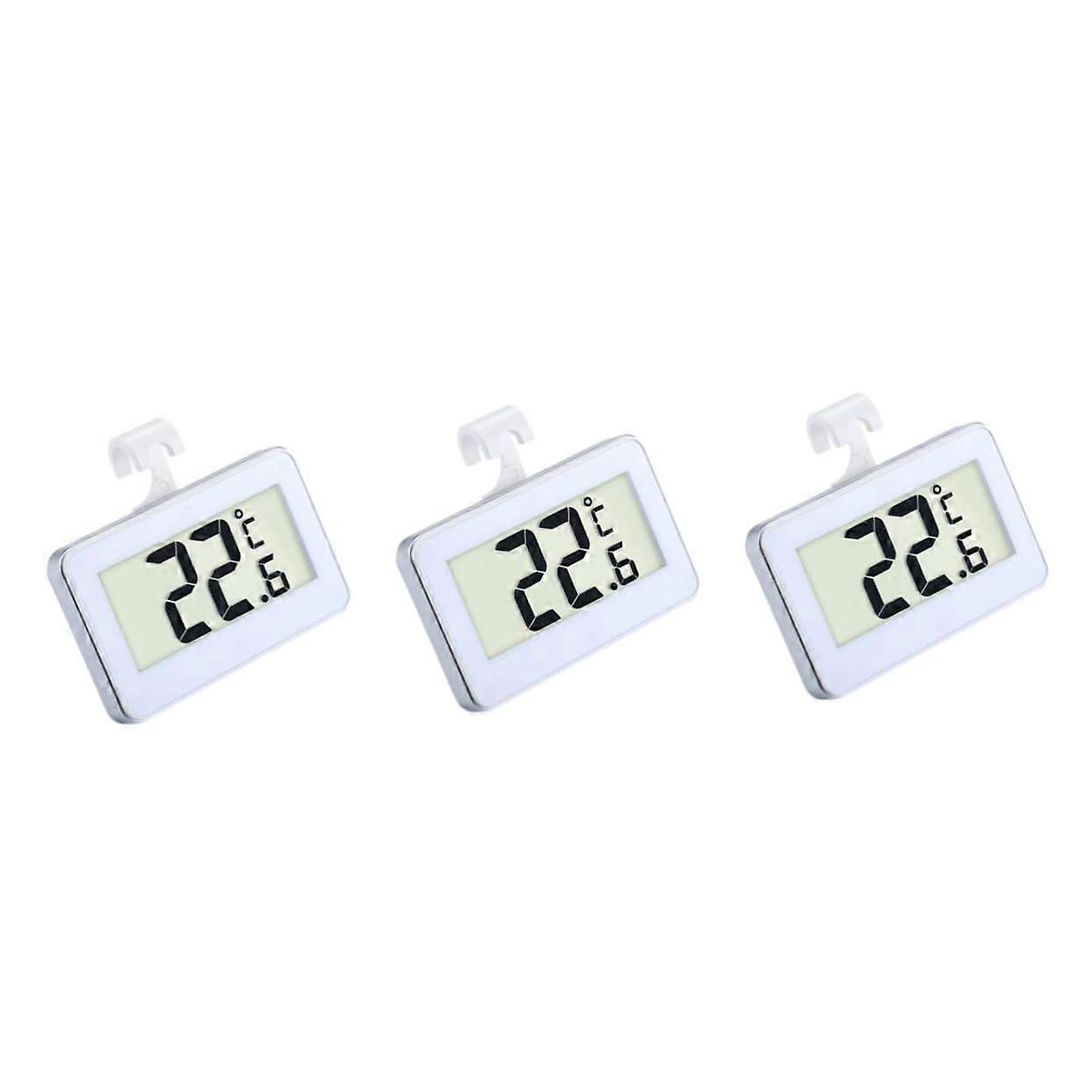 Digital Thermometer Indoor Outdoor With High Low Temp Alarm, Outdoor Temp Display Fridge And Kitchen Use Pack Of 6