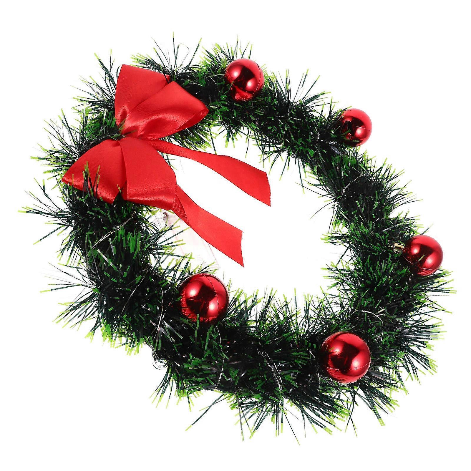 Artificial Wreath for Outdoor Use, Elegant Festive Decoration, Easy Installation