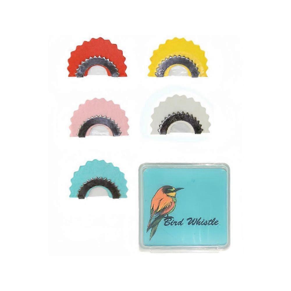Bird Attracting Chirping Toy,5 Colors Warbling Bird Call Whistle