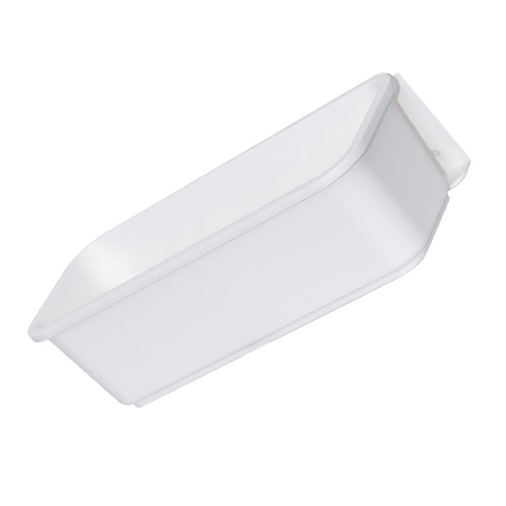 White Wall Mount Storage Box for Kitchen Made of PP Material Large Capacity