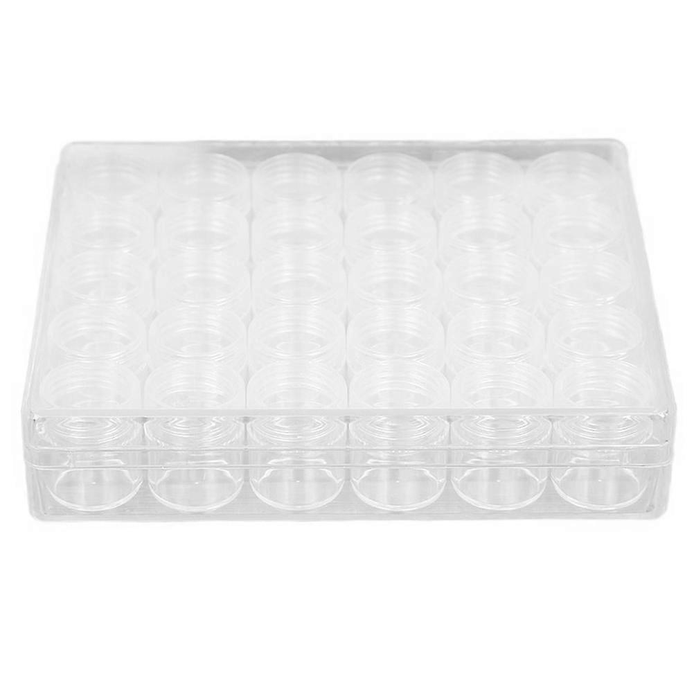 Cosmetic Storage Small Plastic Bottles Jars Convenient Travel Size Containers Transparent Color 1 Set
