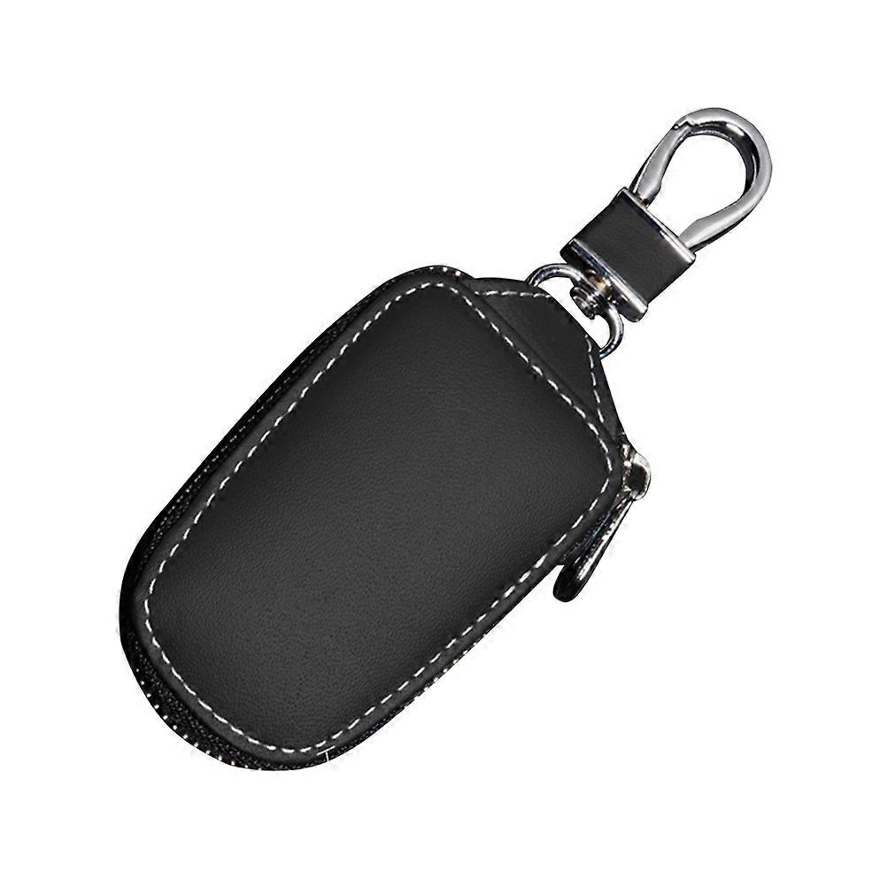 Rectangular Genuine Zipper Wallet For Travel General Car Protect Car Key Storage 1Pack