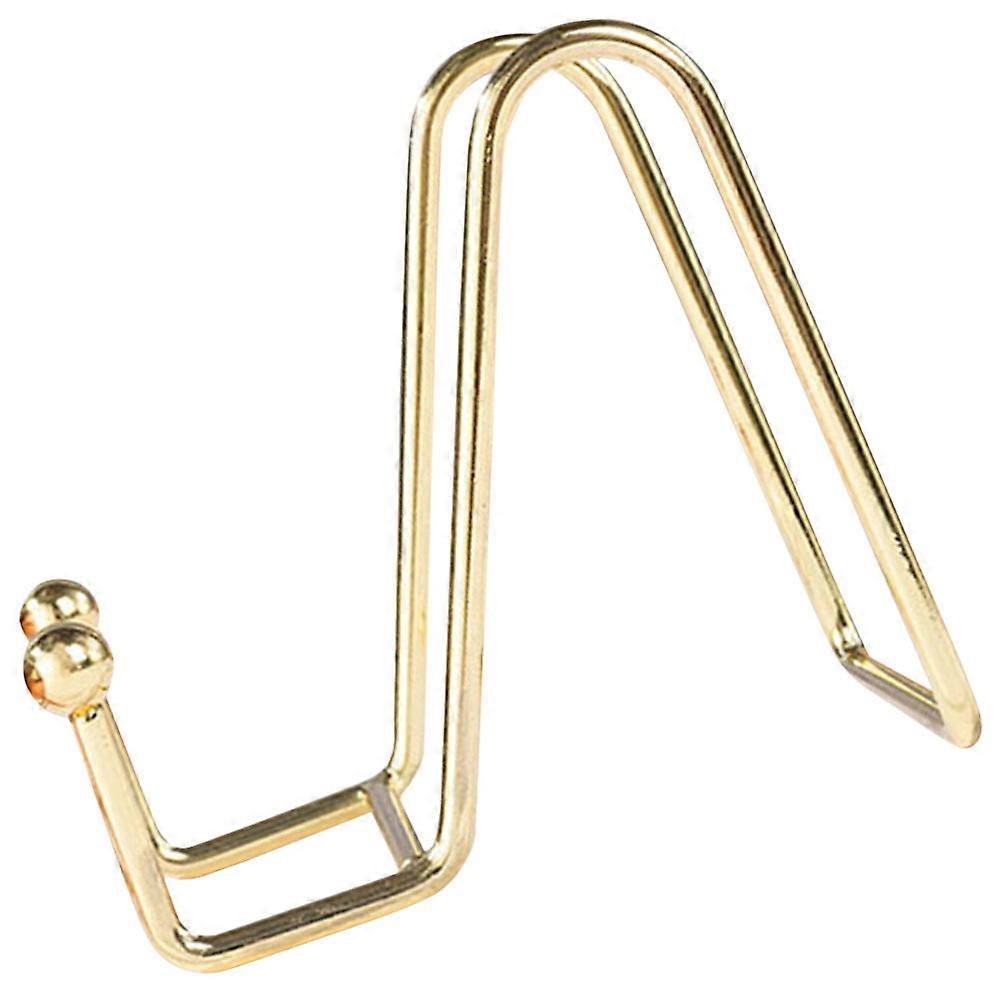 Sturdy Gold Iron Display Stand for Artworks, Frames, and Plates – Compact Design Suitable for Living Room, Kitchen, Office, and Events