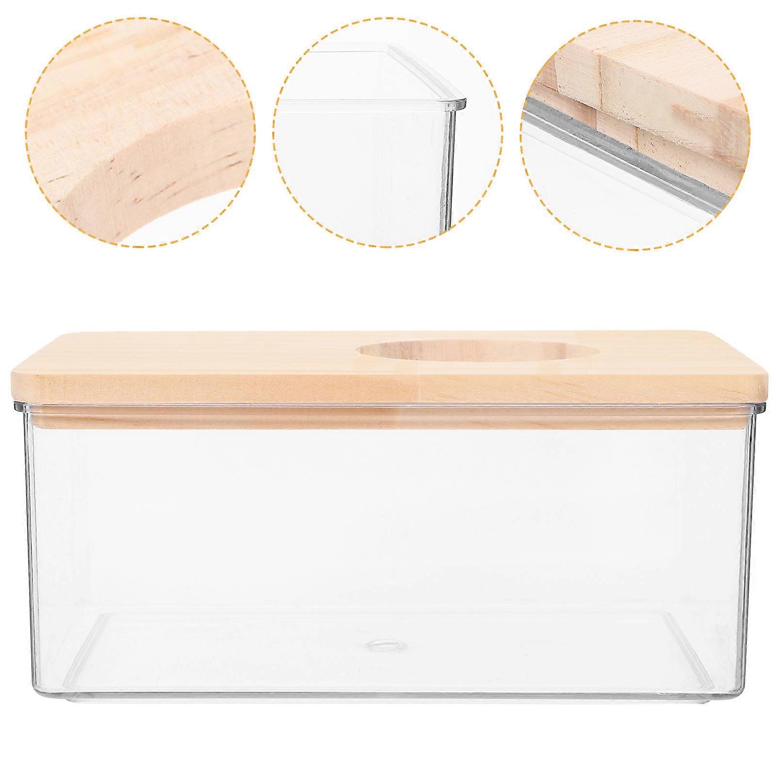 Small Hamster Bathtub 2Pcs Multi Colored Bathroom Ideal For Pet Store Use Lightweight Acrylic Construction