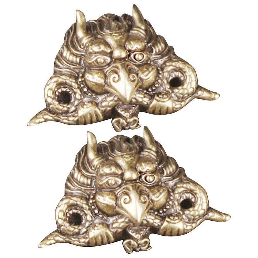 2pcs Vintage Style Metal Button DIY Clothes Button Vintage Metal DIY Craft Sewing Button