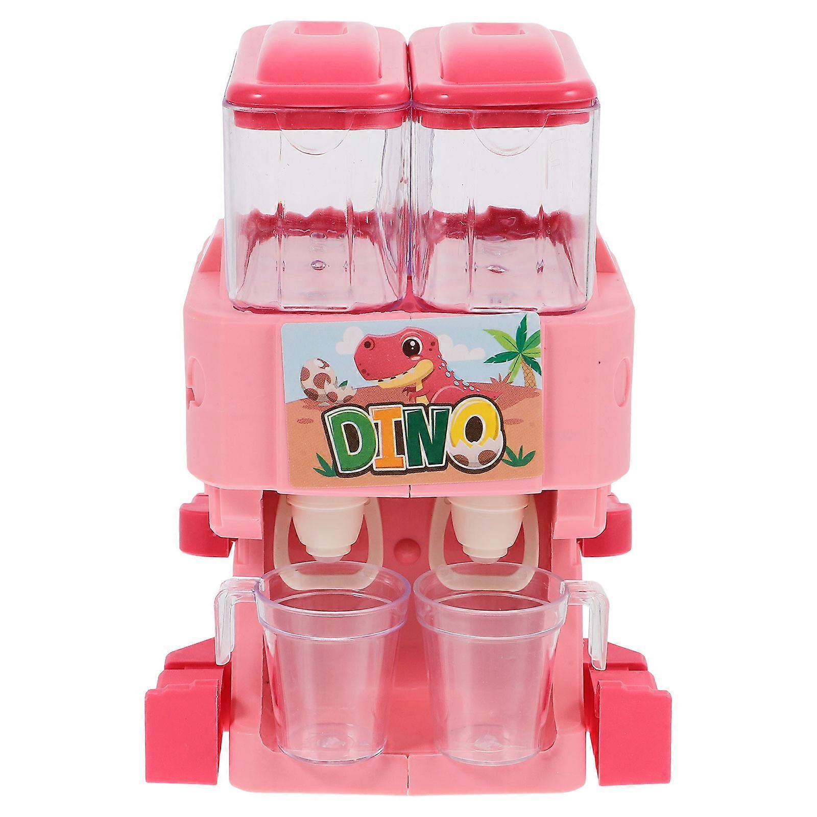 Kids Pretend Play Kitchen Simulation Water Dispenser With ABS Material Pink Color 1Pack