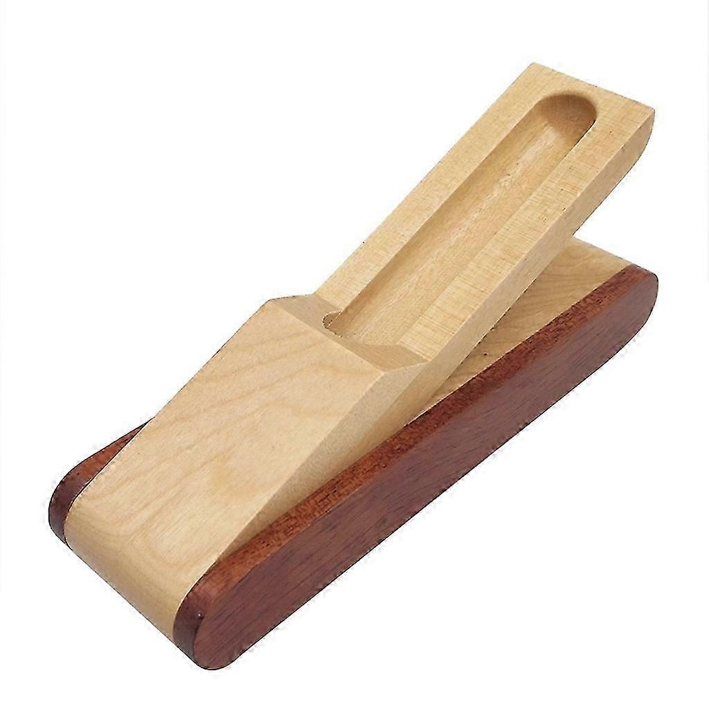 Elegant Wooden Pencil Box with Lid - Brush & Pen Display Holder for Students