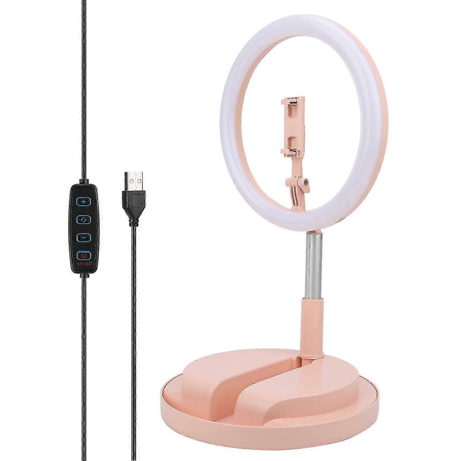 2025 12in LED Fill Light Foldable MultiFunction Lamp with Adjustable Brightness for Live Vlog and Photography